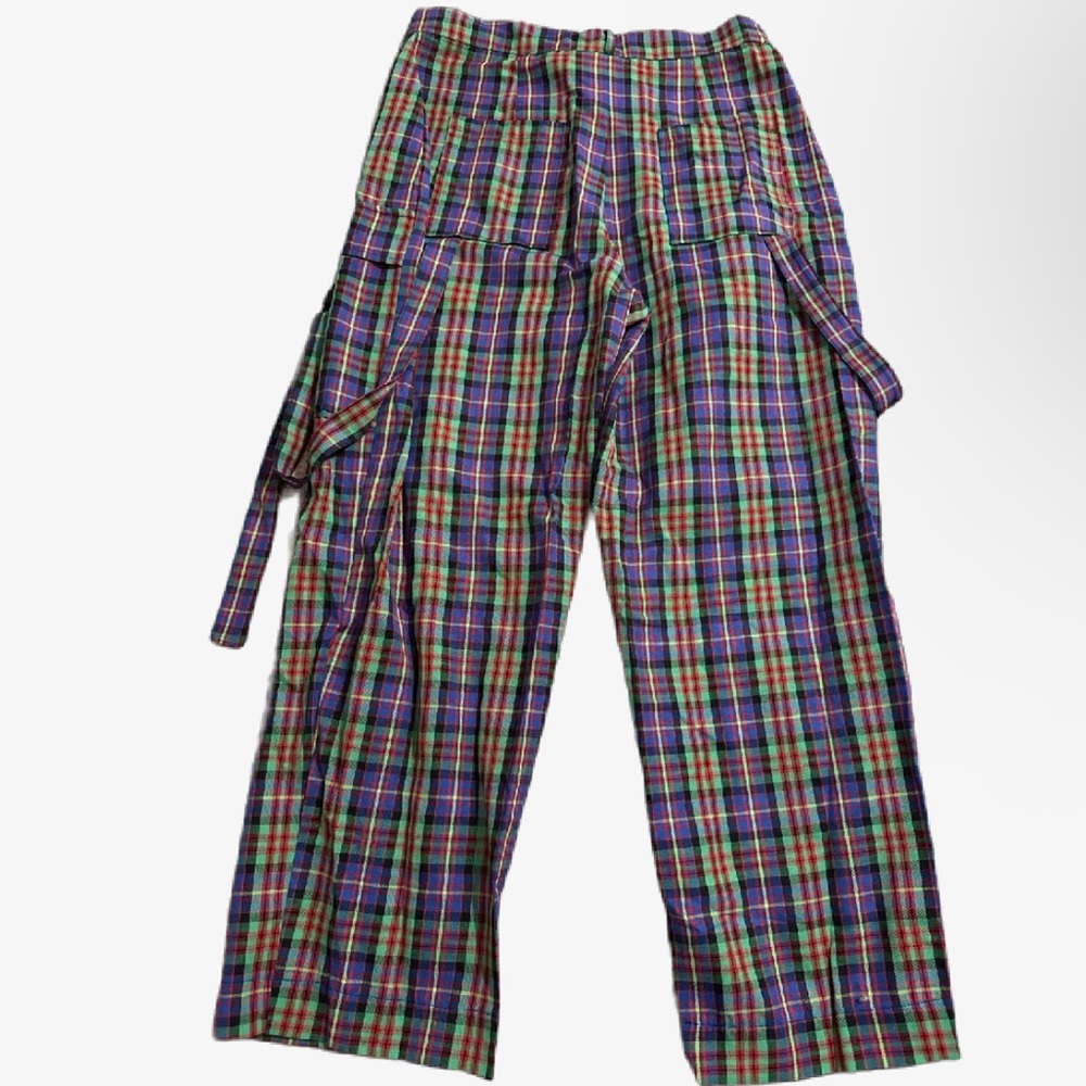 The Ragged priest plaid plants with buckles